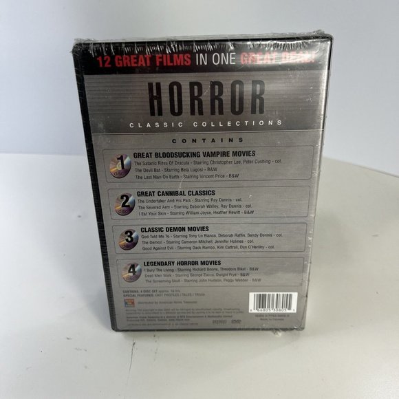 Value Pack - Horror (DVD, 2007, 4-Disc Set) - Picture 2 of 4